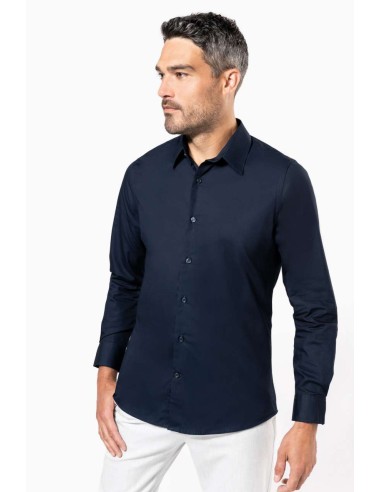 K-KA513-MEN’S LONG-SLEEVED COTTON POPLIN SHIRT